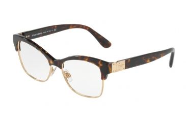 Image of Dolce&amp;Gabbana DG3272 Bifocal Prescription Eyeglasses 502-52 - Havana Frame
