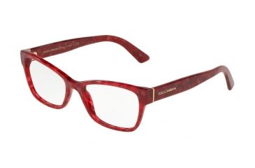 Image of Dolce&amp;Gabbana DG3274 Eyeglass Frames 3175-54 - Cube Cherry Frame