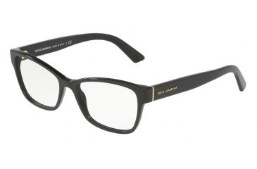 Image of Dolce&amp;Gabbana DG3274 Eyeglass Frames 501-54 - Black Frame