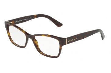 Image of Dolce&amp;Gabbana DG3274 Eyeglass Frames 502-54 - Havana Frame