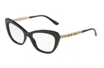 Image of Dolce&amp;Gabbana DG3275B Eyeglass Frames 501-52 - Black Frame