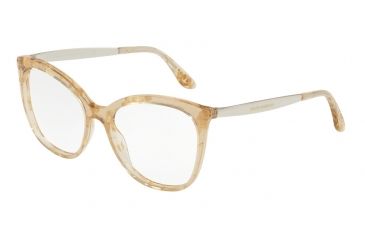 Image of Dolce&amp;Gabbana DG3278 Eyeglass Frames 3146-52 - Leaf Gold Frame