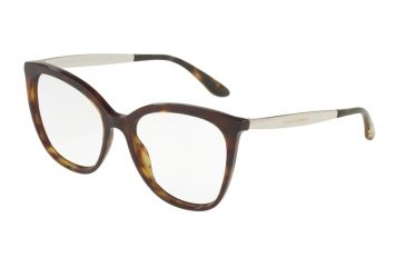 Image of Dolce&amp;Gabbana DG3278 Eyeglass Frames 502-52 - Havana Frame