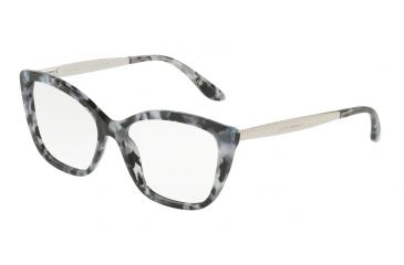 Image of Dolce&amp;Gabbana DG3280 Bifocal Prescription Eyeglasses 3132-52 - Cube Black/silver Frame