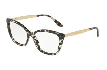 Image of Dolce&amp;Gabbana DG3280 Bifocal Prescription Eyeglasses 911-52 - Cube Black/gold Frame