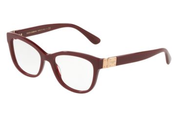 Image of Dolce&amp;Gabbana DG3290F Prescription Eyeglasses 3091-54 - Bordeaux Frame