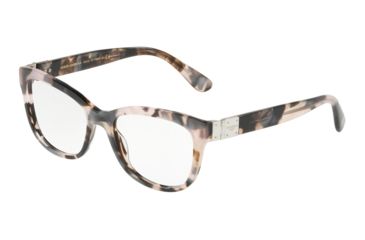 Image of Dolce&amp;Gabbana DG3290F Prescription Eyeglasses 3120-54 - Pearl Grey Havana Frame