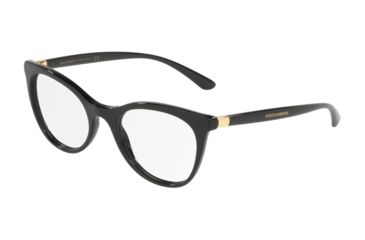 Image of Dolce&amp;Gabbana DG3312F Eyeglass Frames 501-52 - Black