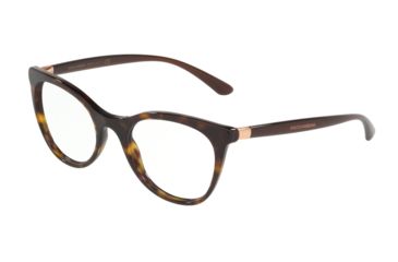 Image of Dolce&amp;Gabbana DG3312F Eyeglass Frames 502-52 - Havana