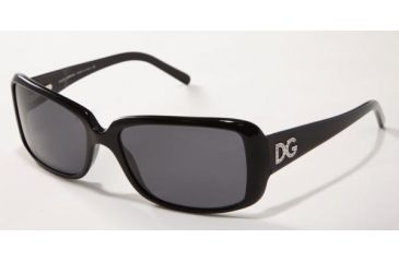Image of Dolce&amp;Gabbana DG4013B Bifocal Sunglasses - Shiny Black Frame / 55 mm Prescription Lenses, 501-87-5516