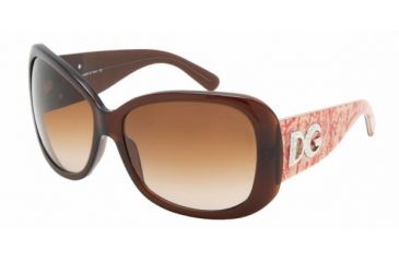 Image of Dolce &amp; Gabanna DG4033B #846/13 - Brown Frame, Brown Gradient Lenses