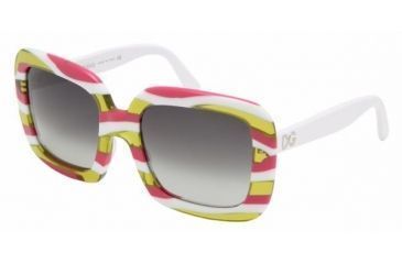 Image of Dolce &amp; Gabanna DG4035 #843/8G - Pink Striped Gray Gradient Frame