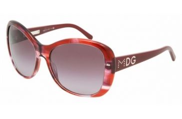 Image of Dolce &amp; Gabanna DG4108 #17168H - Striped Bordeaux Violet Gradient Frame