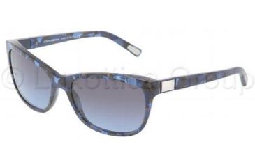 Image of Dolce&amp;Gabbana DG4123 Sunglasses 19198F-5717 - Blue Blue Gray Gradient