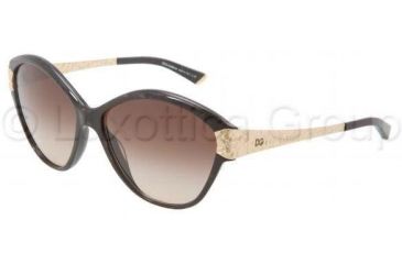 Image of Dolce&amp;Gabbana CROCODILE DG4130 Bifocal Prescription Sunglasses DG4130-196513-6014 - Lens Diameter 60 mm, Frame Color Brown Marble