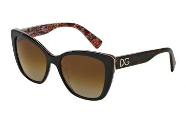 Image of Dolce&amp;Gabbana DG4216 Bifocal Prescription Sunglasses DG4216-2790T5-55 - Lens Diameter 55 mm, Frame Color Top Havana On Mosaic
