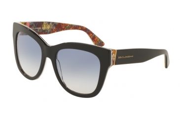 Image of Dolce&amp;Gabbana DG4270F Single Vision Prescription Sunglasses DG4270F-303319-55 - Lens Diameter 55 mm, Frame Color Top Black/handcart