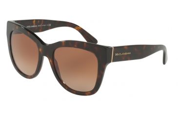 Image of Dolce&amp;Gabbana DG4270F Single Vision Prescription Sunglasses DG4270F-502-13-55 - Lens Diameter 55 mm, Frame Color Havana
