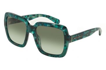Image of Dolce&amp;Gabbana DG4273 Bifocal Prescription Sunglasses DG4273-29118E-55 - Lens Diameter 55 mm, Frame Color Green Marble