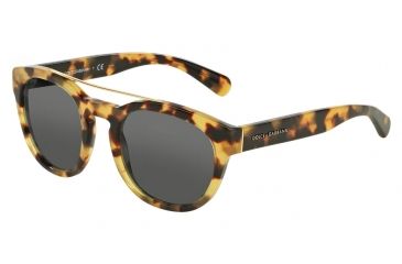 Image of Dolce&amp;Gabbana DG4274 Single Vision Prescription Sunglasses DG4274-512-87-50 - Lens Diameter 50 mm, Frame Color Cube Havana
