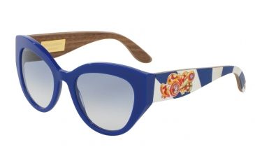 Image of Dolce&amp;Gabbana DG4278 Progressive Prescription Sunglasses DG4278-304019-52 - Lens Diameter 52 mm, Frame Color Blue