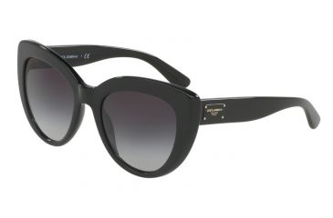 Image of Dolce&amp;Gabbana DG4287F Bifocal Prescription Sunglasses DG4287F-501-8G-53 - Lens Diameter 53 mm, Frame Color Black