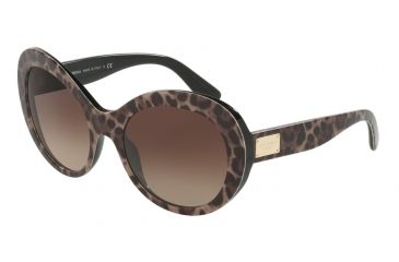 Image of Dolce&amp;Gabbana DG4295F Single Vision Prescription Sunglasses DG4295F-199513-57 - Lens Diameter 57 mm, Frame Color Leoprint