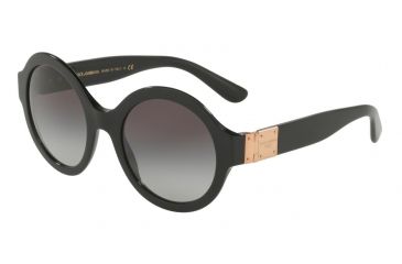 Image of Dolce&amp;Gabbana DG4331F Bifocal Prescription Sunglasses DG4331F-501-8G-53 - Lens Diameter 53 mm, Frame Color Black