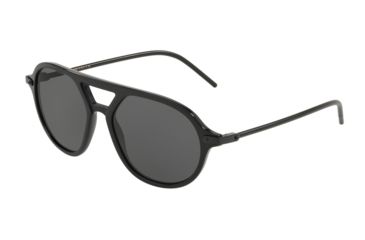 Image of Dolce&amp;Gabbana DG4343 Bifocal Prescription Sunglasses, 54mm, Black / Matte Black, DG4343-501-87-54-BI