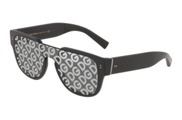 Image of Dolce&amp;Gabbana DG4356 Sunglasses 1934/P-22 - , Dark Grey Tampo D&amp;g Silver Lenses