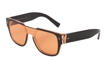 Image of Dolce&amp;Gabbana DG4356 Sunglasses 323974-22 - , Dark Orange Lenses