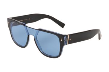 Image of Dolce&amp;Gabbana DG4356 Sunglasses 324072-22 - , Light Blue Lenses