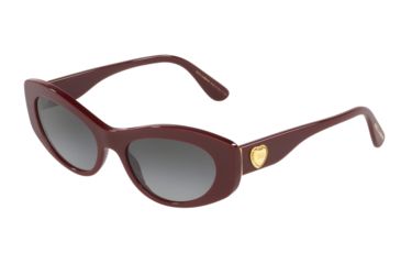 Image of Dolce&amp;Gabbana DG4360 Sunglasses 30918G-53, Grey Gradient Lenses