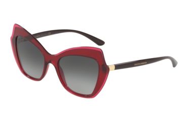 Image of Dolce&amp;Gabbana DG4361 Sunglasses 32118G-52, Grey Gradient Lenses