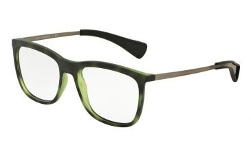 Image of Dolce&amp;Gabbana DG5018 Bifocal Prescription Eyeglasses 3014-53 - Cube Matte Green Frame