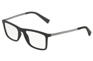 Image of Dolce&amp;Gabbana DG5023 Eyeglass Frames 2805-52 - Black Rubber Frame