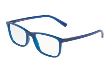 Image of Dolce&amp;Gabbana DG5027 Eyeglass Frames 2578-53 - Transparent Blue Frame