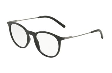 Image of Dolce&amp;Gabbana DG5031 Prescription Eyeglasses, 49mm, Matte Black, DG5031-2525-49-SV