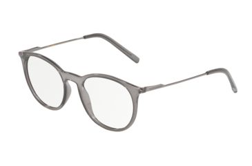 Image of Dolce&amp;Gabbana DG5031 Prescription Eyeglasses, 49mm, Transparent Grey, DG5031-3160-49-SV