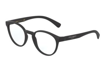 Image of Dolce&amp;Gabbana DG5046 Eyeglass Frames 2525-49 - Matte Black