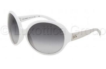 Image of Dolce &amp; Gabbana DG6043 Sunglasses 508/8G-6417 - White Gray Gradient
