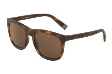 Image of Dolce&amp;Gabbana DG6102 Bifocal Prescription Sunglasses DG6102-302873-55 - Lens Diameter 55 mm, Frame Color Matte Dark Havana