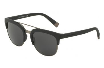 Image of Dolce&amp;Gabbana DG6103 Bifocal Prescription Sunglasses DG6103-193487-55 - Lens Diameter 55 mm, Frame Color Matte Black