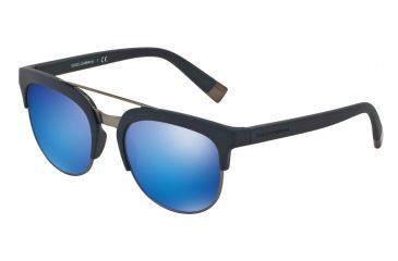 Image of Dolce&amp;Gabbana DG6103 Bifocal Prescription Sunglasses DG6103-303125-55 - Lens Diameter 55 mm, Frame Color Matte Night Blue