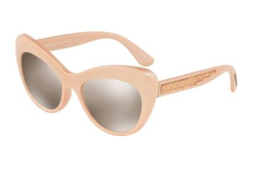 Image of Dolce&amp;Gabbana DG6110 Single Vision Prescription Sunglasses DG6110-30995A-52 - Lens Diameter 52 mm, Frame Color Pearl Pink