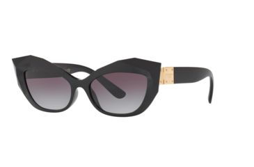 Image of Dolce&amp;Gabbana DG6123 Progressive Prescription Sunglasses, 54mm, Black, DG6123-501-8G-54-PRO