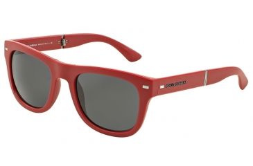 Image of Dolce&amp;Gabbana FOLDING DG6089 Sunglasses 290587-53 - Matte Bordeaux Frame, Grey Lenses