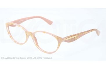Image of Dolce&amp;Gabbana GOLD LEAF DG3173 Bifocal Prescription Eyeglasses 2749-51 - Leaf Gold On Powder Frame