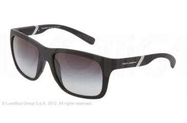 Image of Dolce&amp;Gabbana GYM DG6072 Prescription Sunglasses DG6072-2616T3-56 - Lens Diameter 56 mm, Lens Diameter 56 mm, Frame Color Black