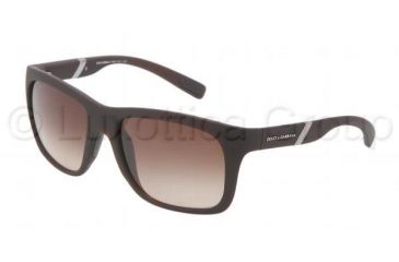 Image of Dolce&amp;Gabbana GYM DG6072 Single Vision Prescription Sunglasses DG6072-262013-5618 - Lens Diameter 56 mm, Frame Color Brown